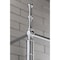 Fauceture VPB33221 Edwardian Brass Console Sink Legs, Polished Chrome VPB33221 - alternate 6